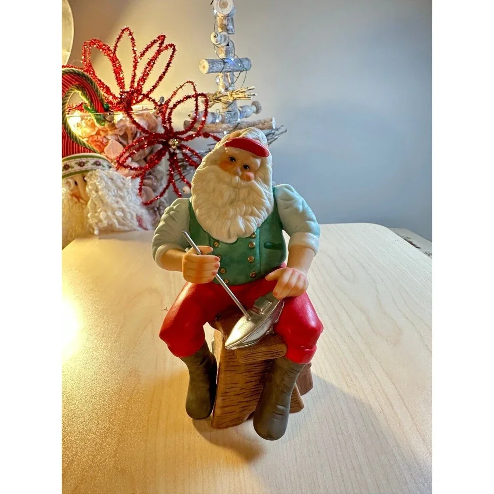 Hallmark Santa 1989 Toymaker #4 - Sailboat from Santa - Figurine
